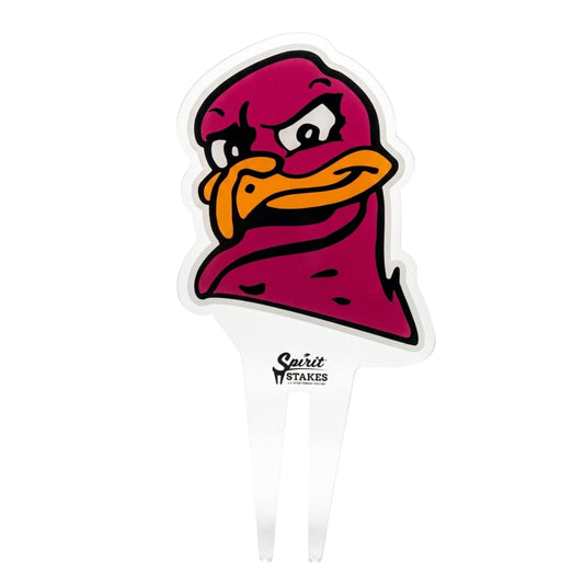 Virginia Tech Hokie Head Garden Sign