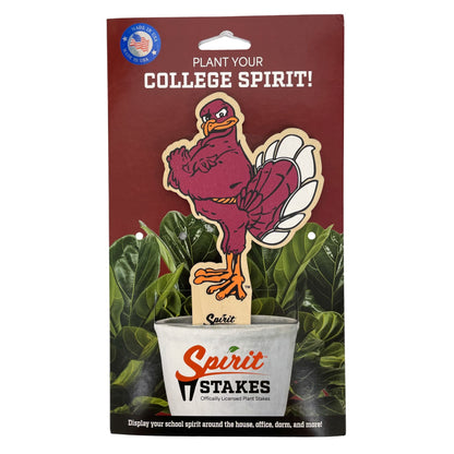 Virginia Tech Standing HokieBird Color Plant Stake