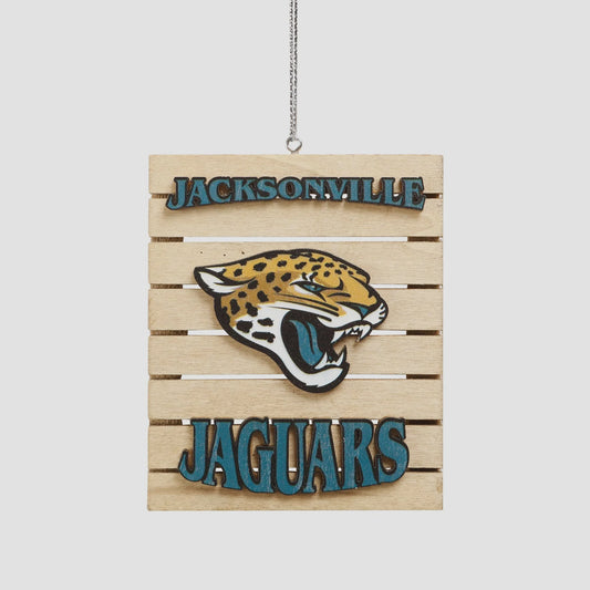 JACKSONVILLE JAGUARS WOOD PALLET SIGN ORNAMENT