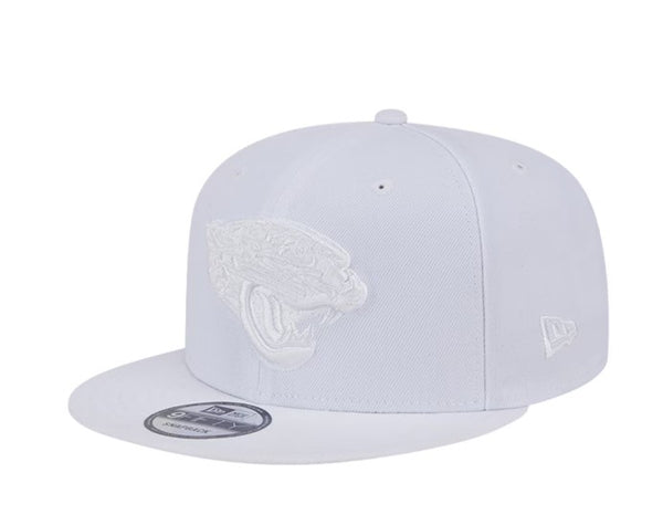 Jacksonville Jaguars New Era Main White on White 9Fifty Snapback