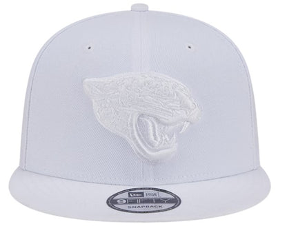 Jacksonville Jaguars New Era Main White on White 9Fifty Snapback