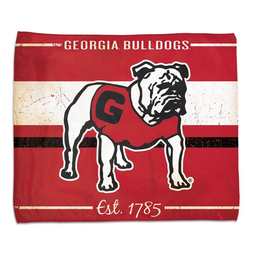 NCAA Georgia Bulldogs WinCraft Vintage Logo 15x18 Rally Towel