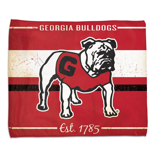 NCAA Georgia Bulldogs WinCraft Vintage Logo 15x18 Rally Towel