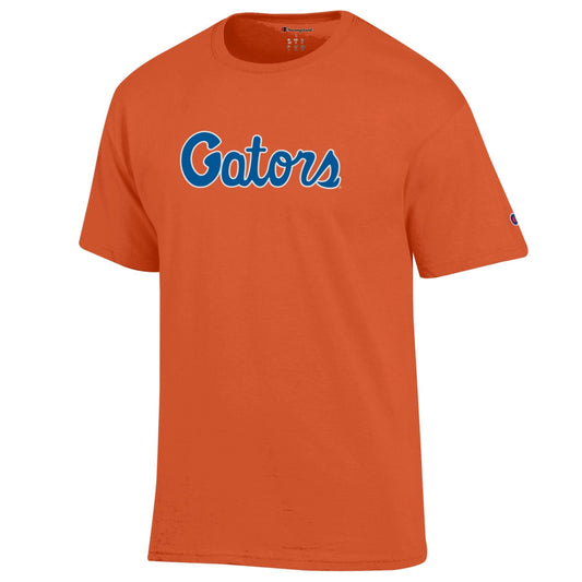 Florida Gators Men's Champion Gators Script Orange Tee