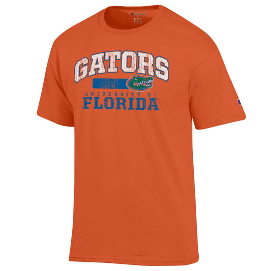 Florida Gators Men's Champion Gators Arch Over University of Florida Vintage Orange Tee