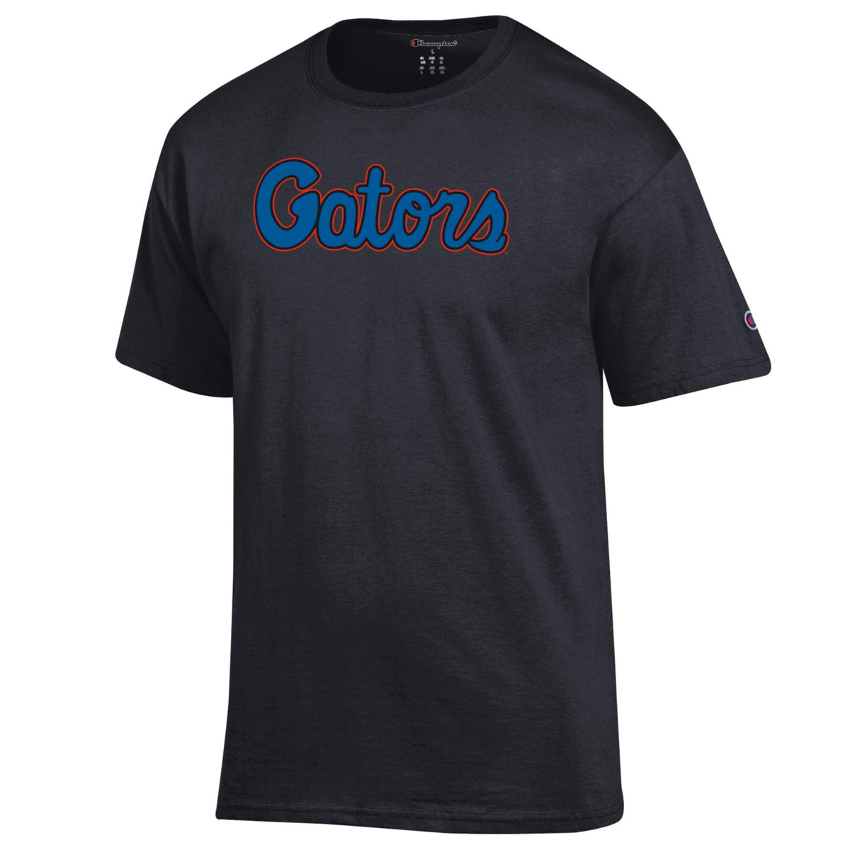Florida Gators Men's Champion Gators Script Black Tee