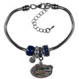 NCAA Florida Gators Siskiyou Sports Euro Bead Bracelet