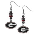 NCAA Georgia Bulldogs Siskiyou Sports Euro Bead Earrings