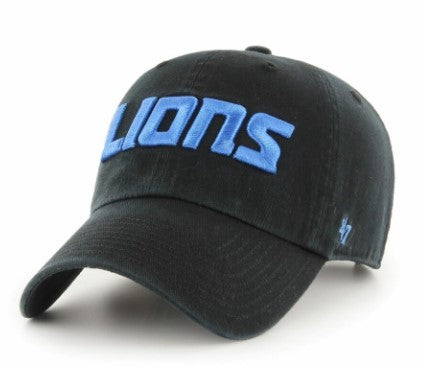 Detroit Lions 47Brand Script Clean Up Adjustable Hat