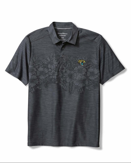 Jacksonville Jaguars Palm Coast Hibiscus Border Polo