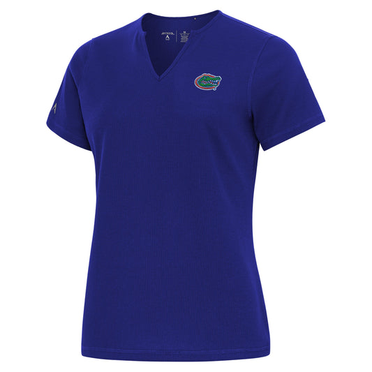 Royal Florida Gators t-shirt with a team graphic, by Antigua