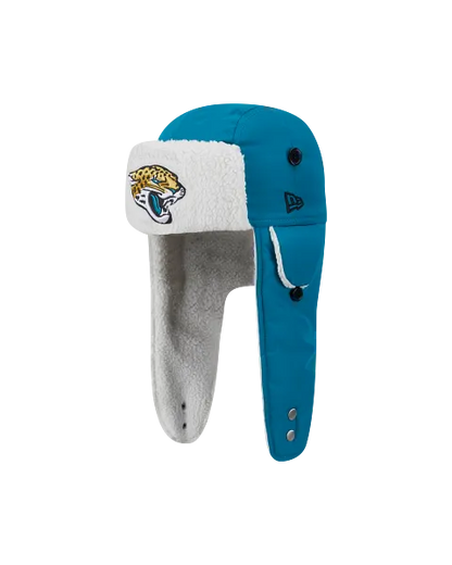 Jacksonville Jaguars New Era Solid Teal Trapper Flapper