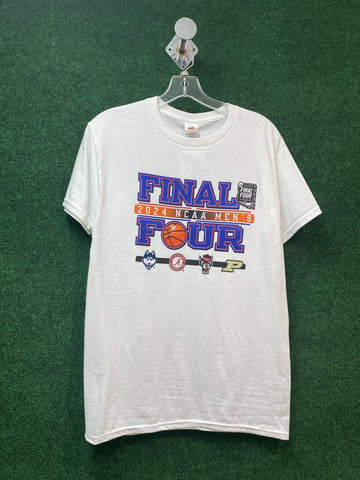 2024 Final Four 4 Team Bold Letters Tee - White