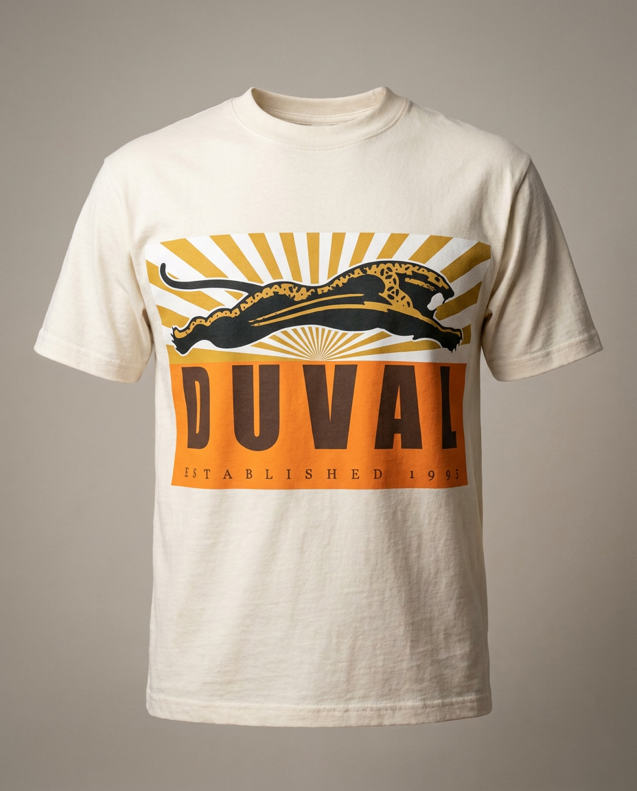 City Flag Duval Established '95 Tee — Front Print