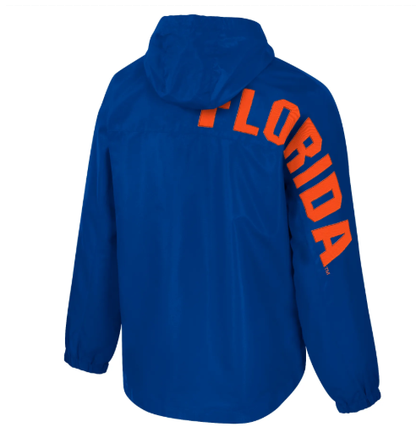 University of Florida Gators Men's Colosseum Reloaded 1/4 Zip Anorak Jacket - officially licensed fan gear