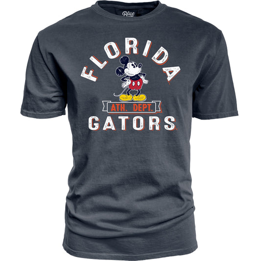 University of Florida Gators Blue84 Mickey Mouse Charcoal T-Shirt