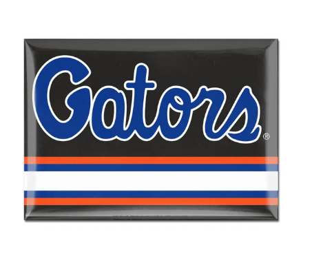 University of Florida Gators Wincraft Metal Magnet 2.5 X 3.5 - Black