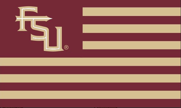 Florida State Seminoles Sewing Concepts Stripe 3X5 Flag