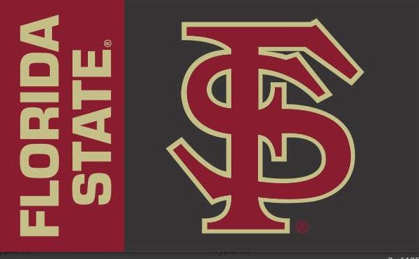 Florida State Seminoles Sewing Concepts Interlock 3X5 Flag