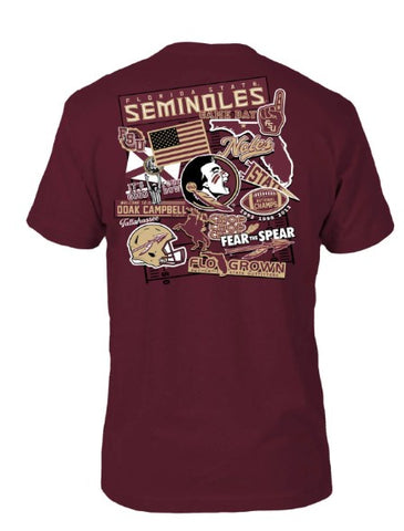 Florida State Seminoles FloGrown Sticker Tee