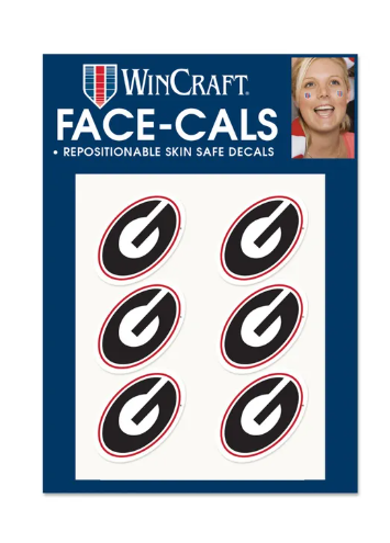 University of Georgia Bulldogs Wincraft Georgia G Face Tattoo