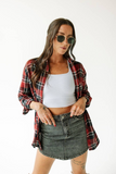 Gameday Social Ladies Plaid Shirt