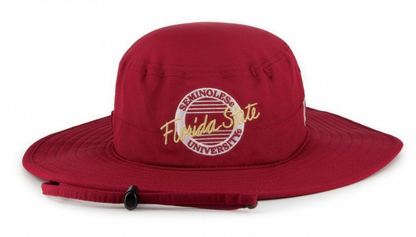 NCAA Florida State Seminoles The Game Circle Boonie Performance Cardinal Bucket Hat
