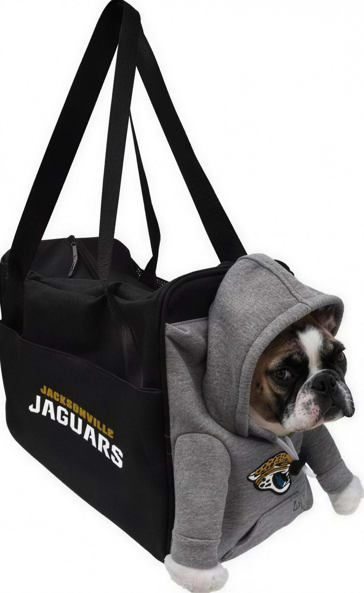 Jacksonville Jaguars Little Earth Furry Fan Airline Approved Dog Cat Carrier Bag