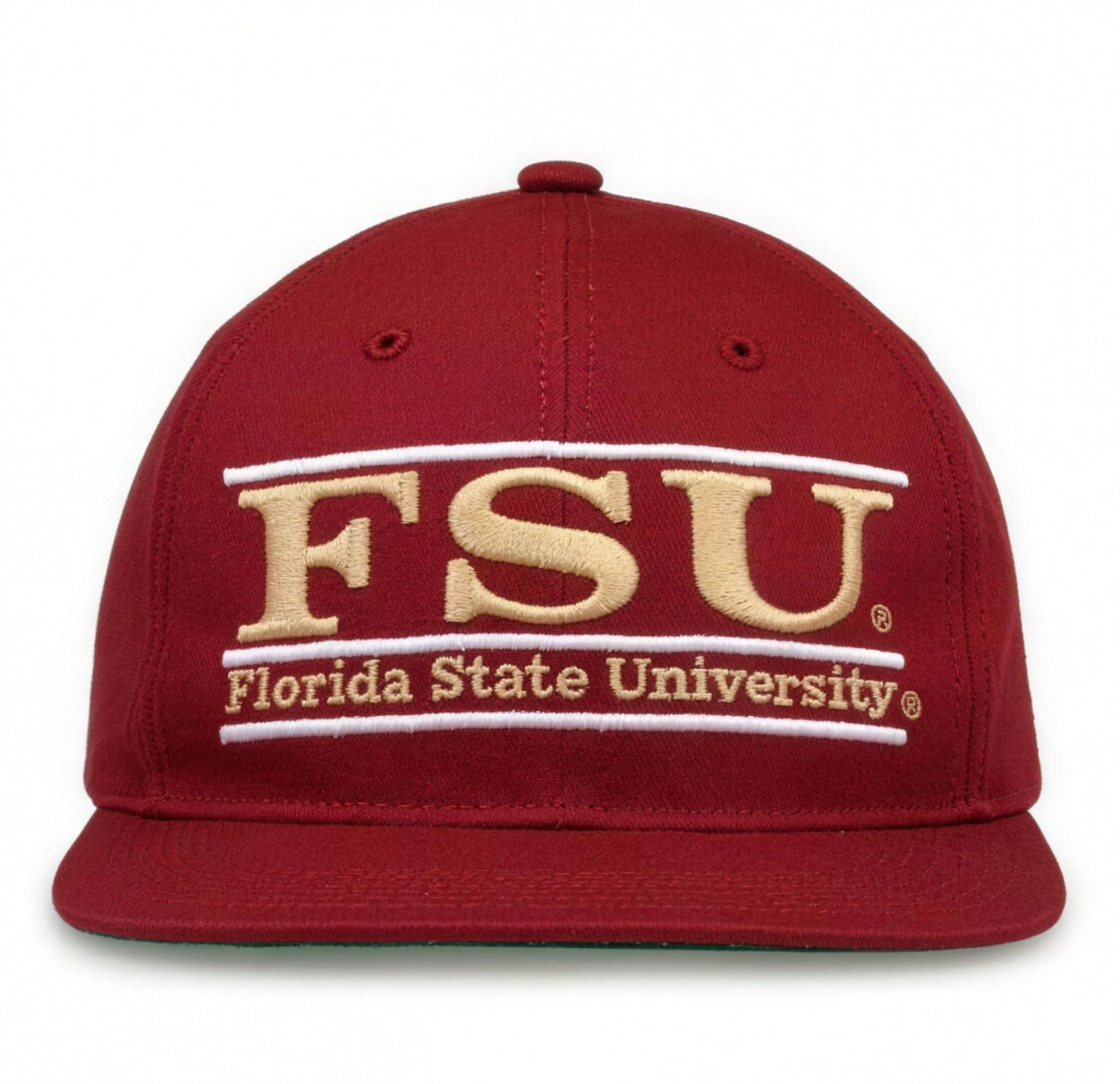 NCAA Florida State Seminoles The Game FSU Bar Design 80s Throwback Cardinal Snapback Hat