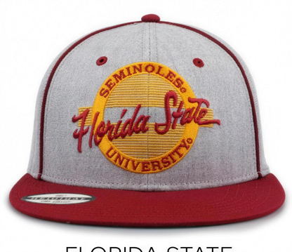 NCAA Florida State Seminoles The Game Original Heather Wool Blend Grey Snapback Hat