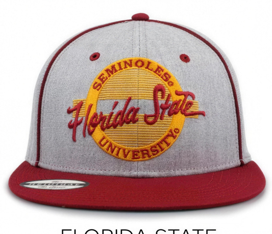 NCAA Florida State Seminoles The Game Original Heather Wool Blend Grey Snapback Hat