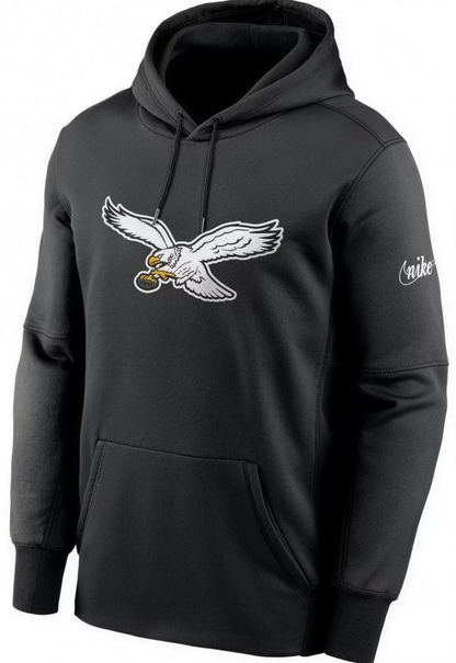 Philadelphia Eagles Nike Mens Black Retro Hoodie