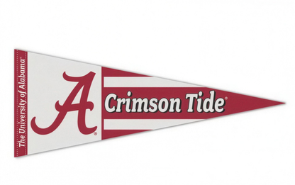 Alabama Crimson Tide WinCraft White Stripes Pennant