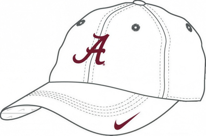 NCAA Alabama Crimson Tide Nike Club CC Unstructured Adjustable Cap
