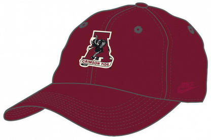 NCAA Alabama Crimson Tide Nike Club Vintage Unstructured Adjustable Cap