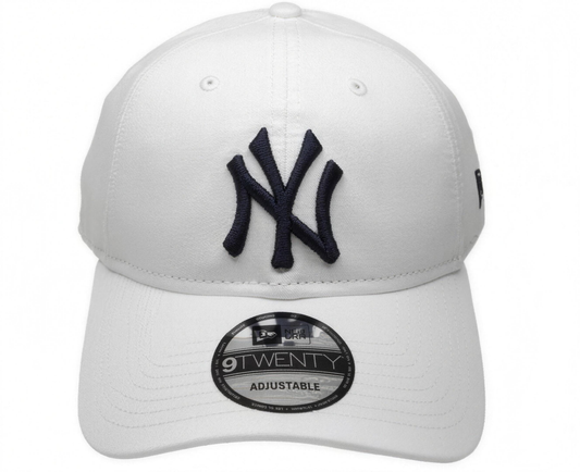 New York Yankees New Era 9Twenty Adjustable Hat White Navy