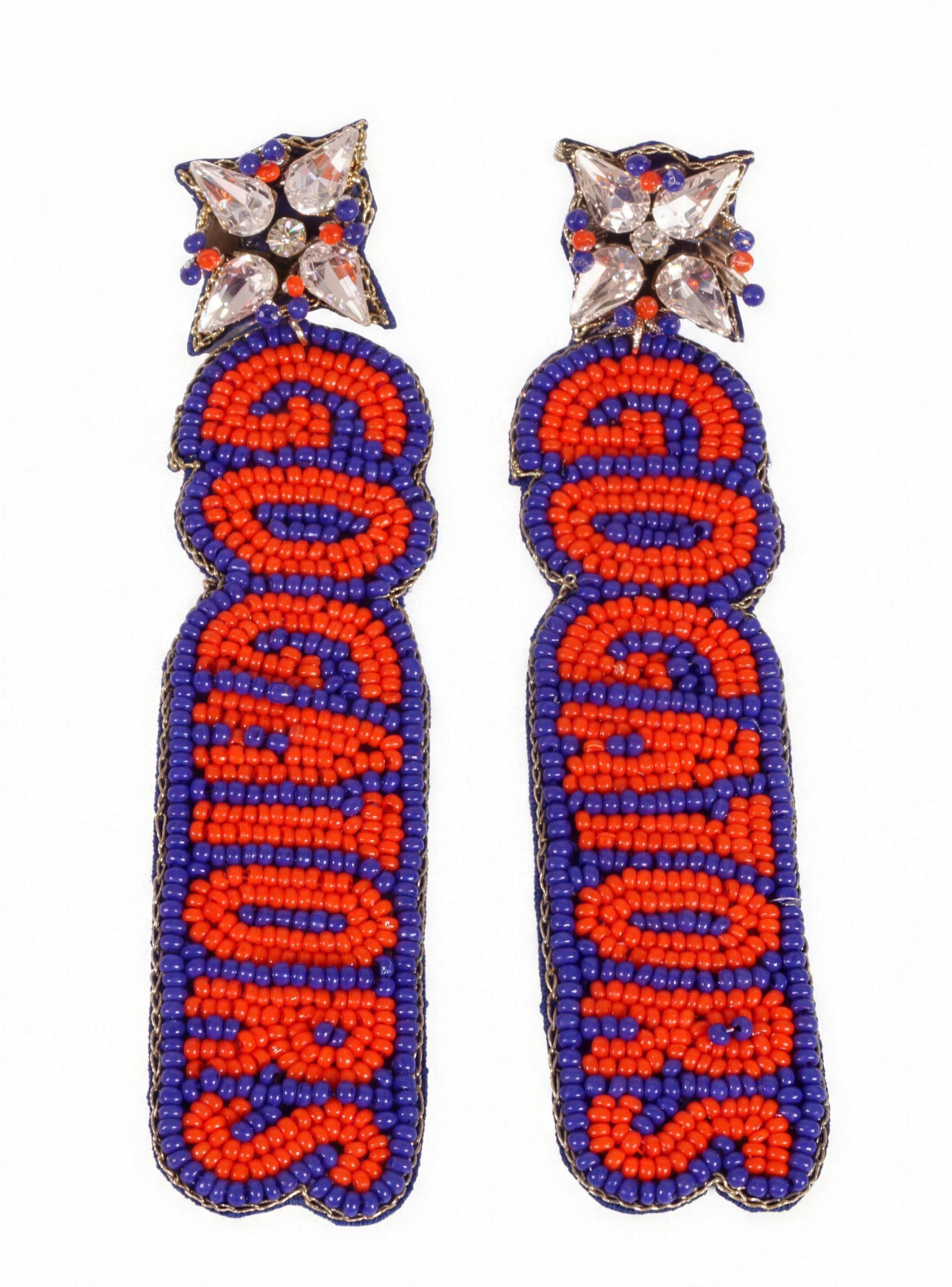 University of Florida Gators Desden Go Gators Earrings