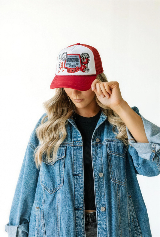 Alabama Roll Tide Gameday Social Layer Patch Foam Trucker Hat