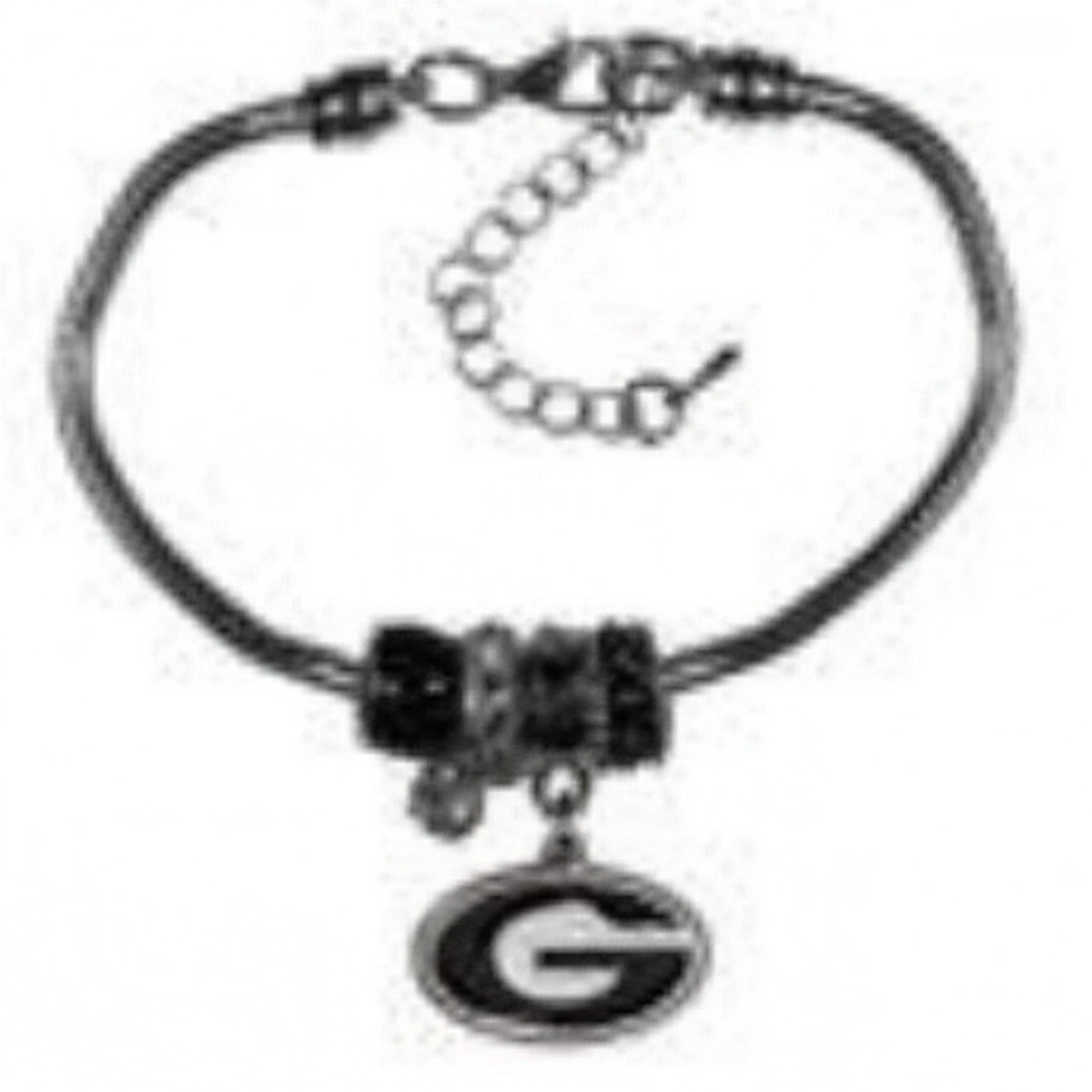 NCAA Georgia Bulldogs Siskiyou Sports Euro Bead Bracelet