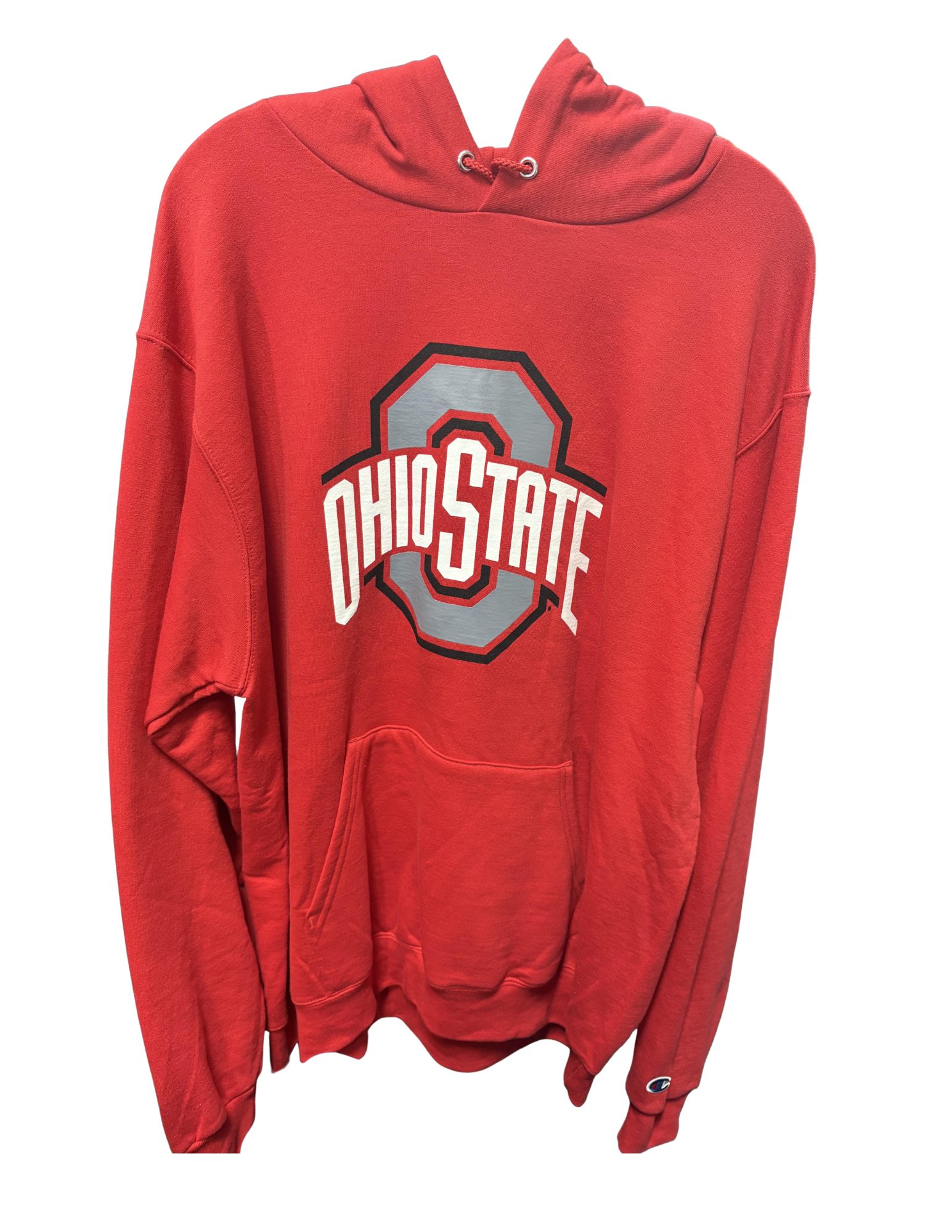 Ohio State Buckeyes Champion Men's Red Hoodie