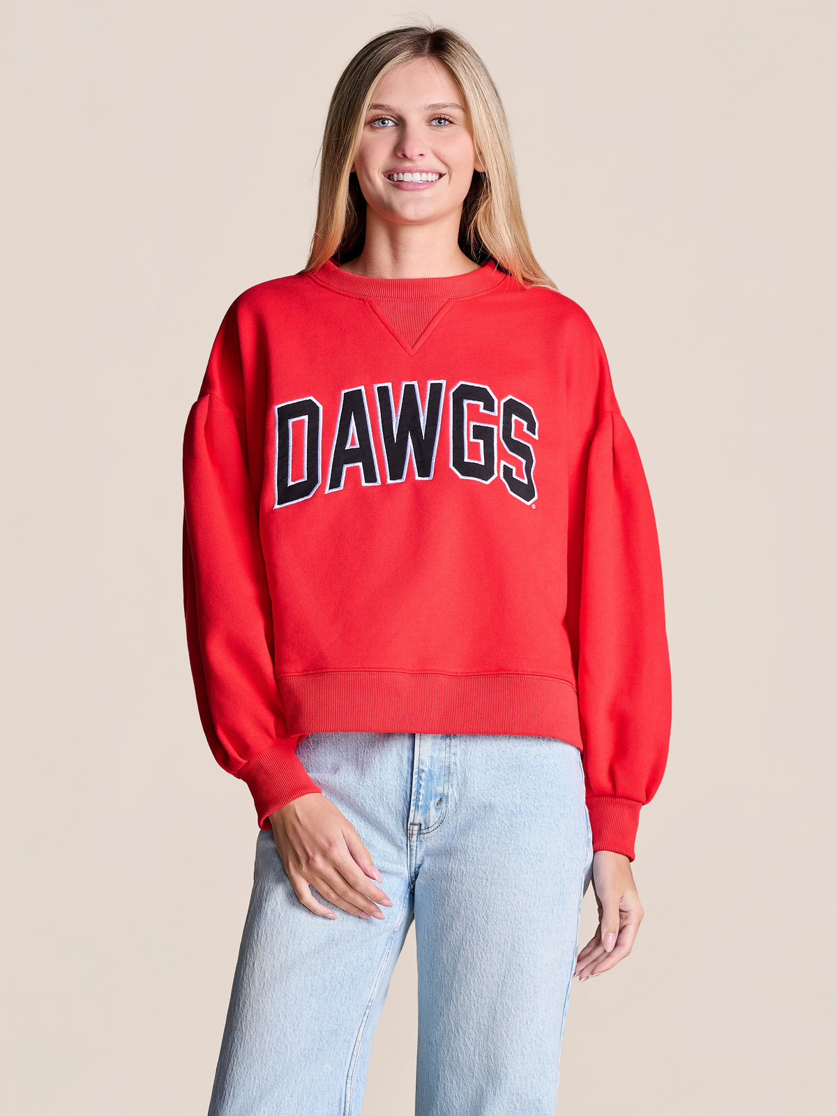 University of Georgia Stewart Simmons Ladies Legacy Fleece Crewneck