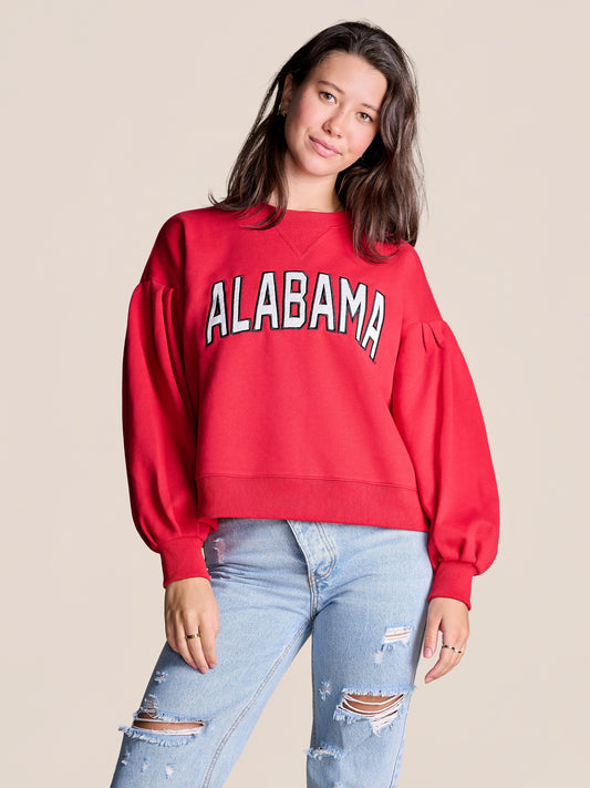 Alabama Crimson Tide Stewart Simmons Ladies Legacy Fleece Crewneck