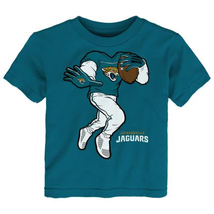 Jacksonville Jaguars Toddler Stiff Arm T-Shirt - Teal