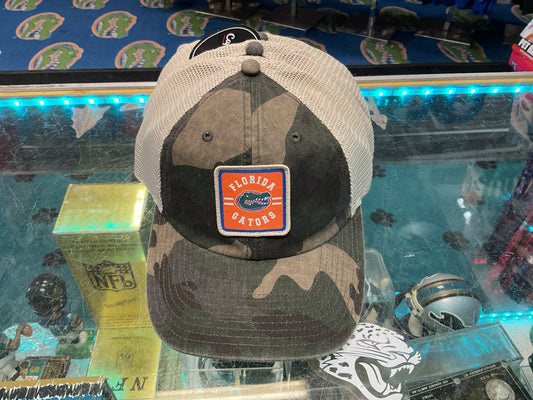 Captivating University of Florida Gators Camo Mesh trucker hat