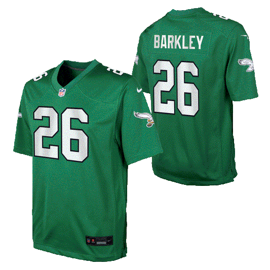 Youth Eagles Barkley Saquon Nike Color Rush Jersey