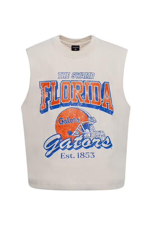 Florida Gators Hype and Vice Ladies Vintage White Premium Tank