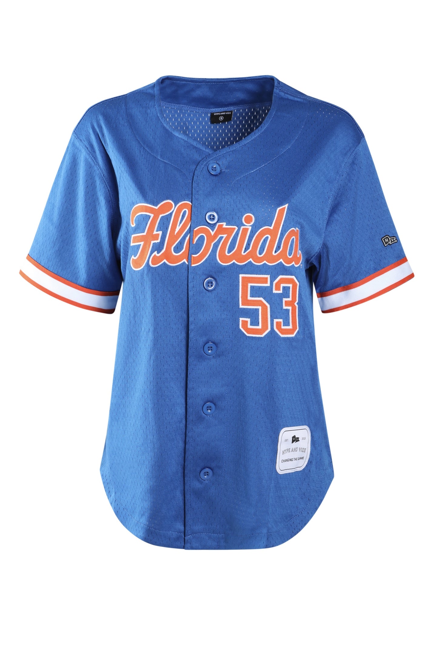 Florida Gators Hype and Vice Ladies Royal Blue Baseball Jersey