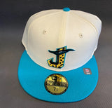 NFL Jacksonville Jaguars New Era City Originals 9FIFTY Snapback Hat - Cream/Black