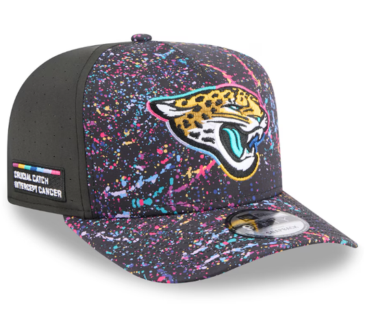 Jacksonville jaguars New Era 2025 Crucial Catch 9Fifty Adjustable Hat