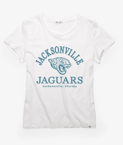 Jacksonville Jaguars '47 Brand Fresh Start Frankie Ladies Tee